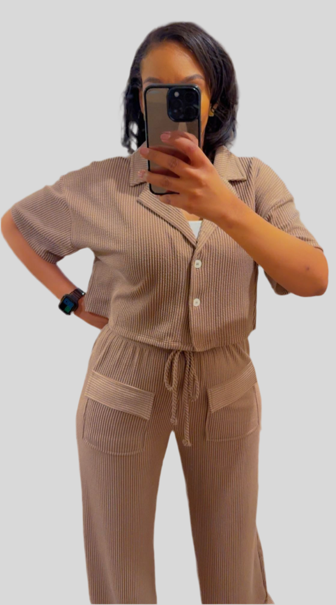 Button Me Ribbed Set