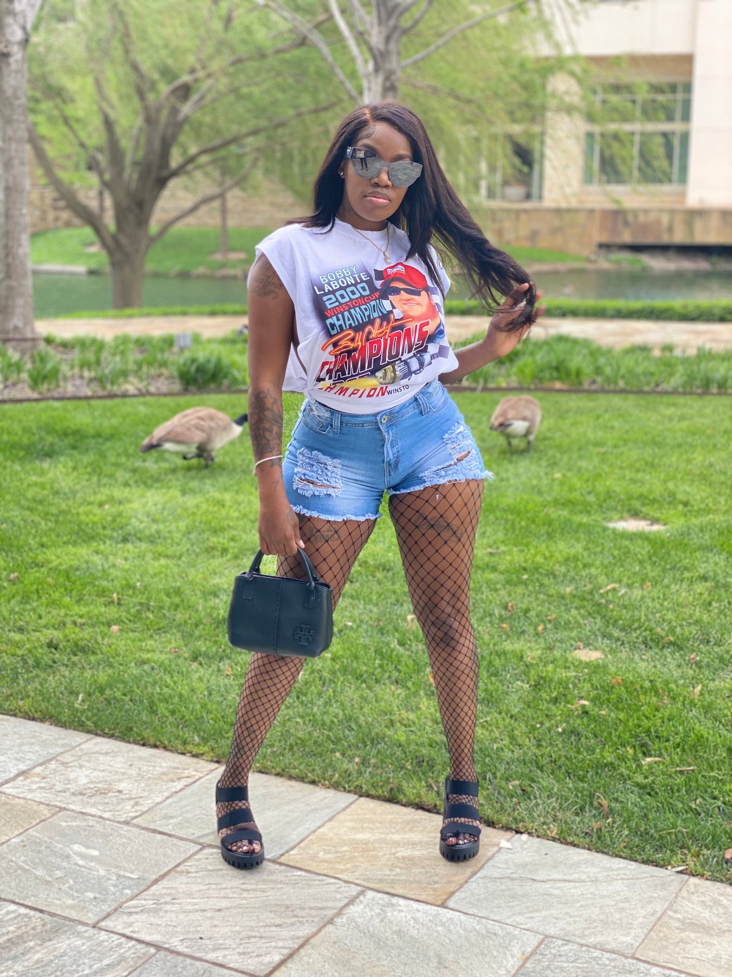 Graphic Sleeveless Top